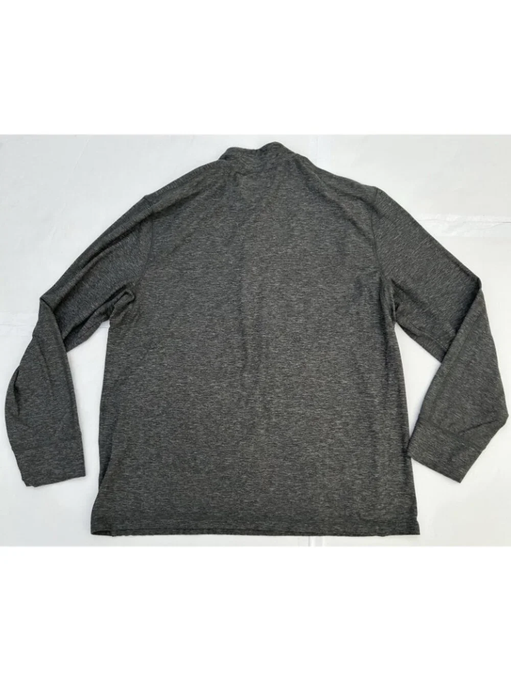Lucky Brand Softest Knitwear Grey Label Gray 1/4 Zip Sweater Mens Size XL Soft